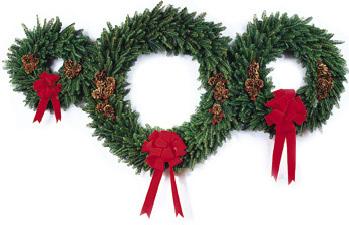 Clipart of christmas wreaths  2