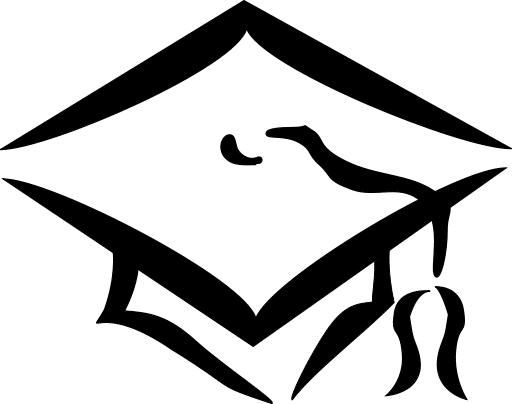 College student clipart black and white free