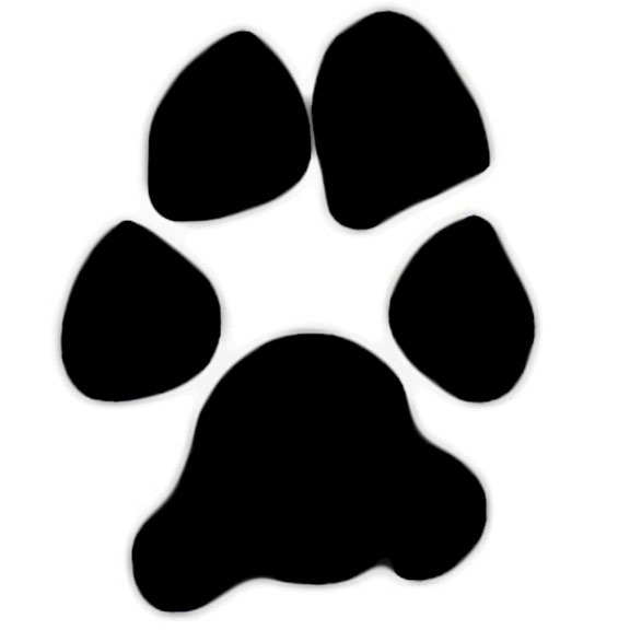 Dog paw border clipart free clipart images