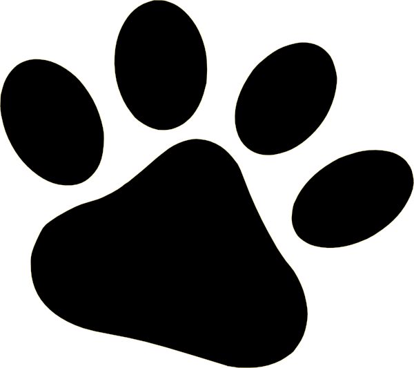 Dog paw cat paw clip art free clipart images