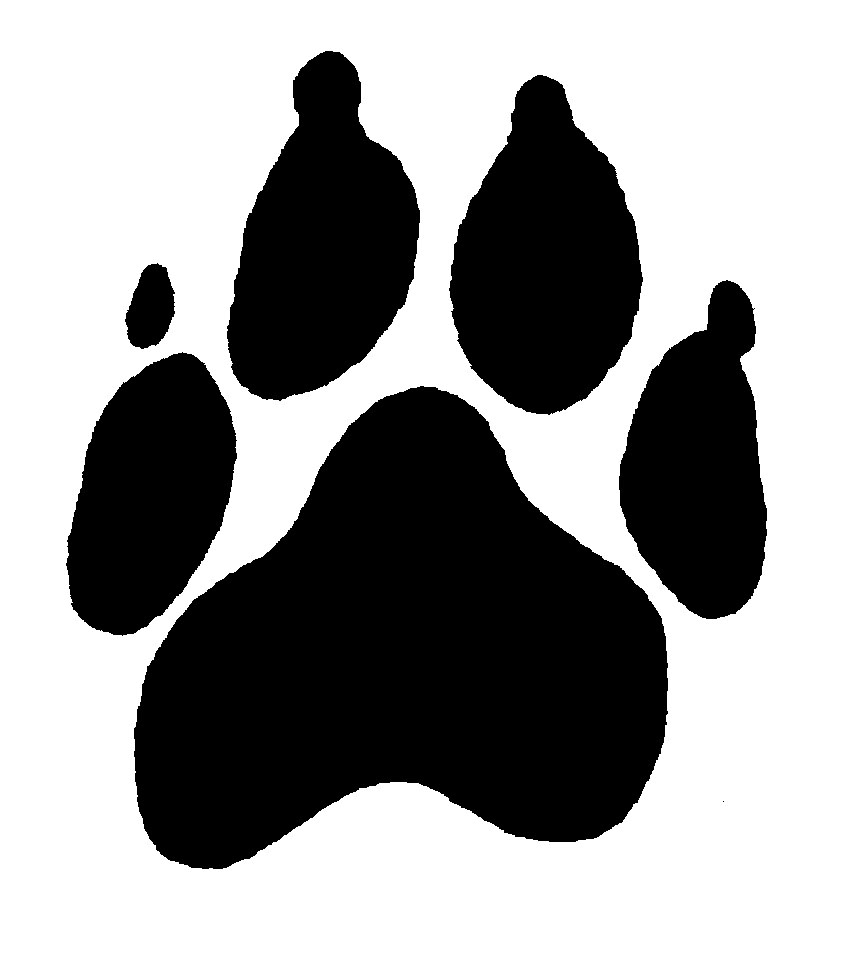 Dog paw gallery for clip art dog prints free 2