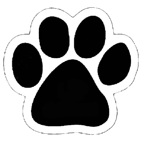 Dog paw paw clip art clipart