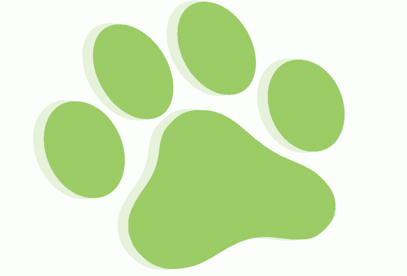 Dog paw picture of a paw print clipart