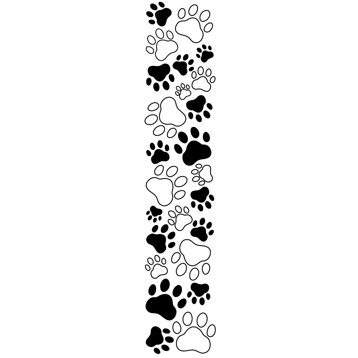 Dog paw print clip art free clipart images