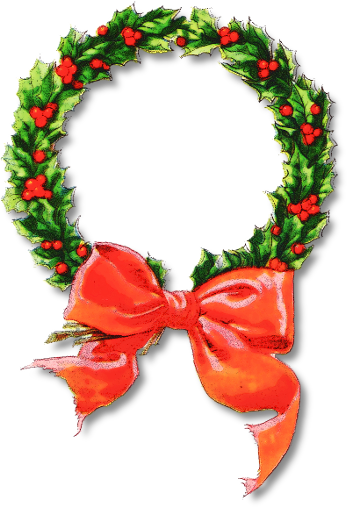 Free christmas wreath clipart public domain christmas clip art 2