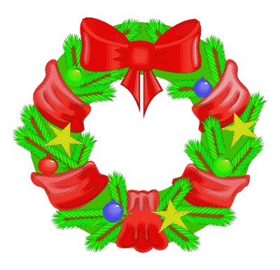 Free christmas wreath clipart public domain christmas clip art