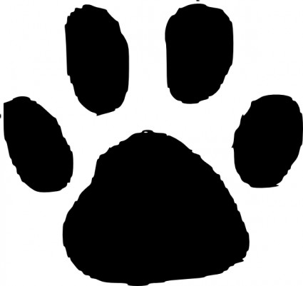 Free dog paw prints clip art free vector for free download about