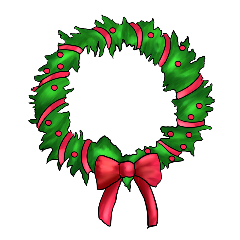 Gallery for animated wreath clip art