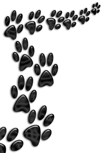 Gallery for clip art of a dog paw print