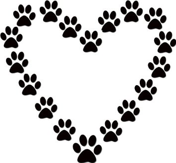 Gallery for dog paw prints clip art 2