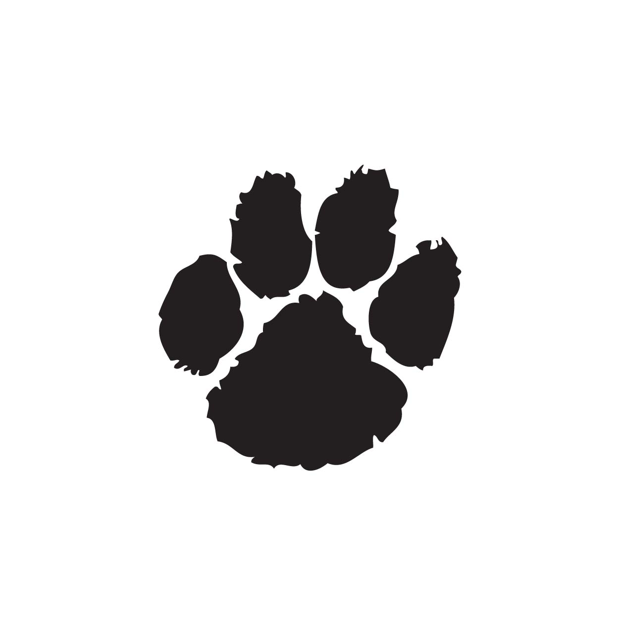 Gallery for dog paw prints clip art