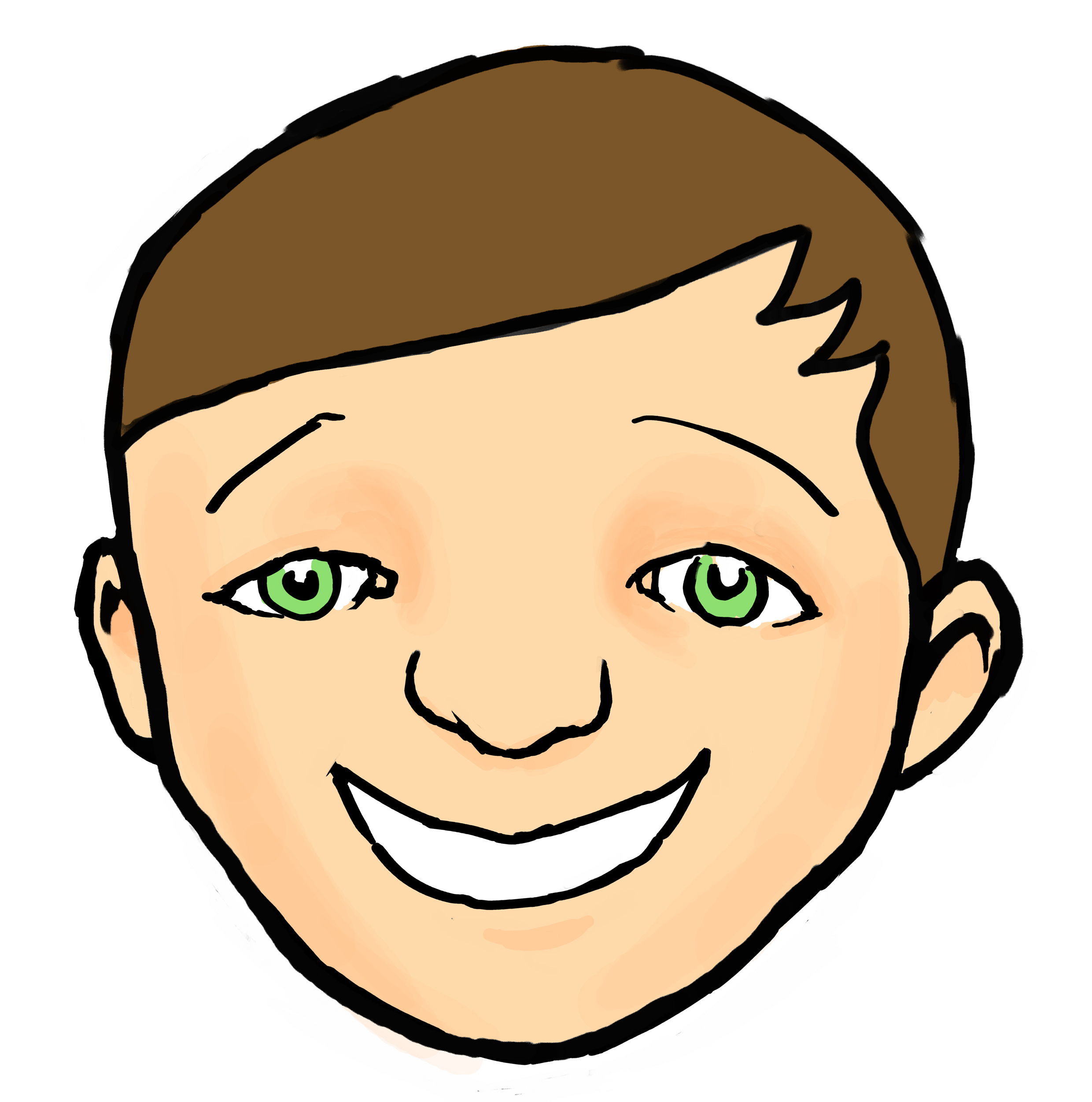 Gallery for free clip art of kids faces