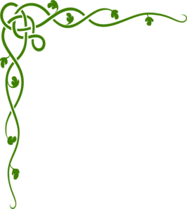 Green celtic vine clip art at vector clip art