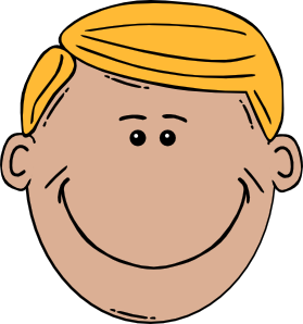 Happy person face clip art free clipart images