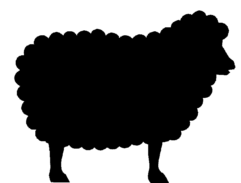 Lamb clipart black and white free clipart images 2