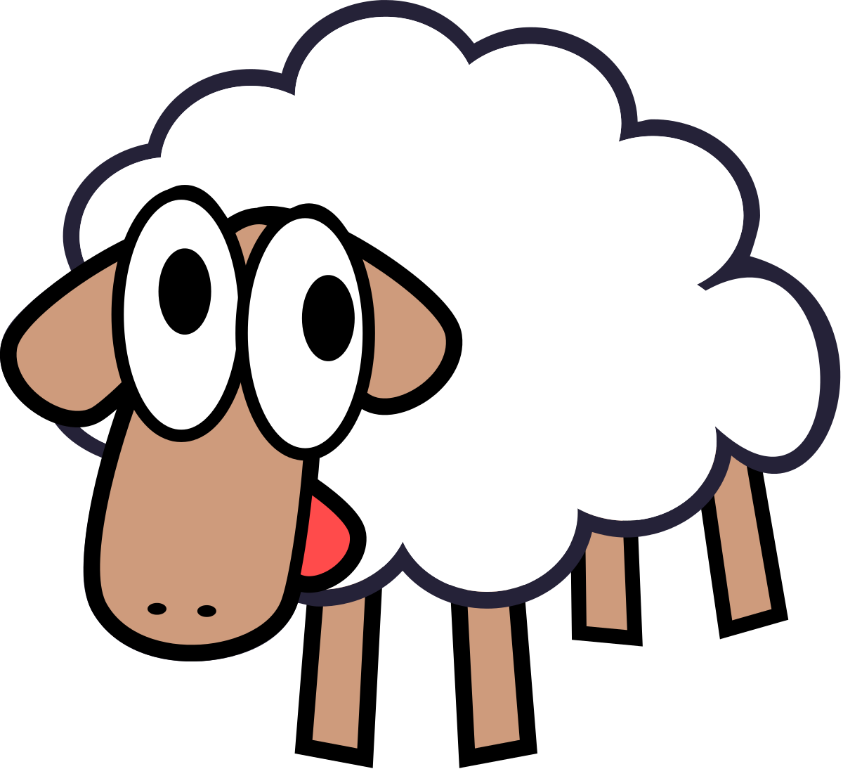 Lamb sheep clipart