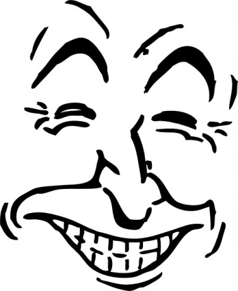 Laughing face clip art free vector for free download about
