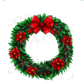 Off sale wreath clip art holiday from iart on