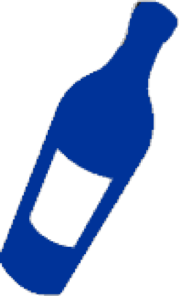 Blue wine bottle clip art at vector clip art