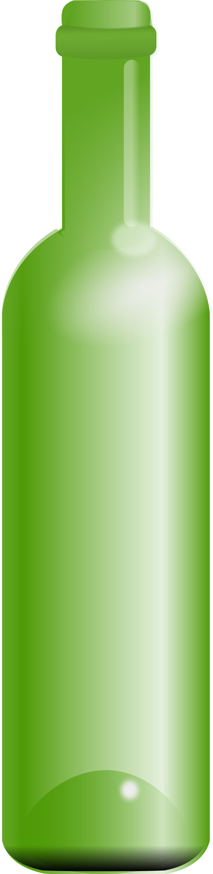 Bottle free stock photo illustration of a green wine bottle clipart