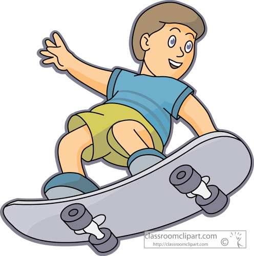 Free sports skateboarding clipart clip art pictures graphics