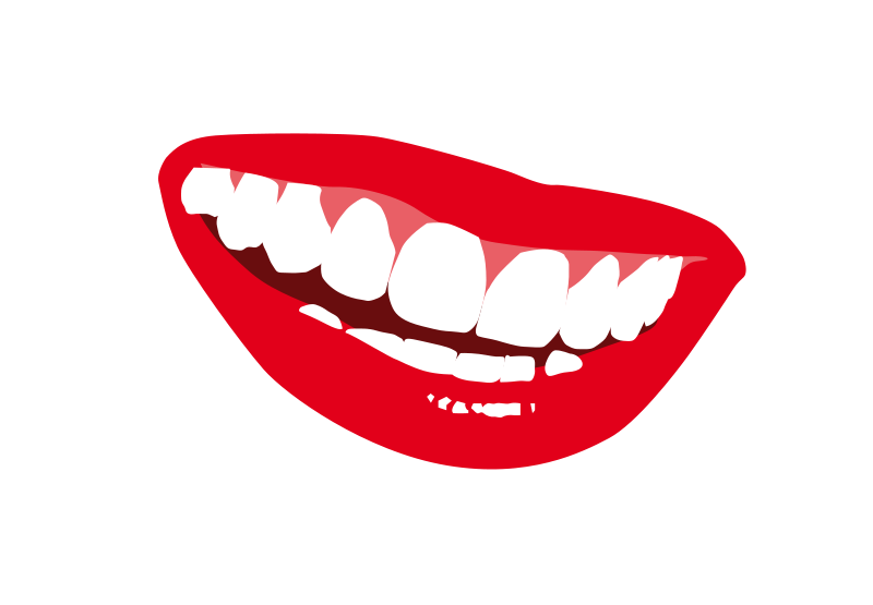 Gallery for big teeth smile clip art