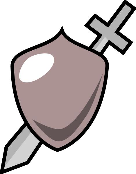 Gallery for free clip art shield and sword
