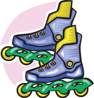 Gallery for free roller skating clip art