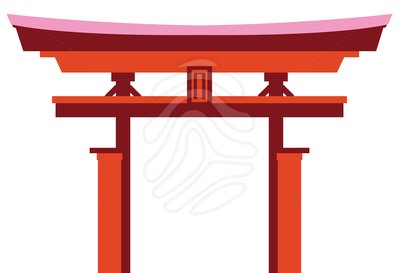 Japanese gate clipart free clipart images