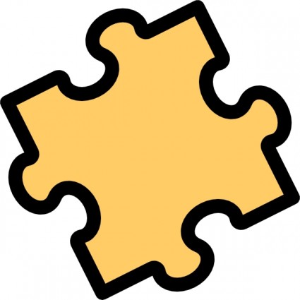 Jigsaw puzzle piece clip art free vector for free download about