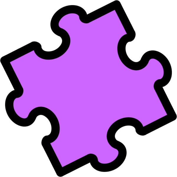 Puzzle piece gallery for 3 piece jigsaw clip art