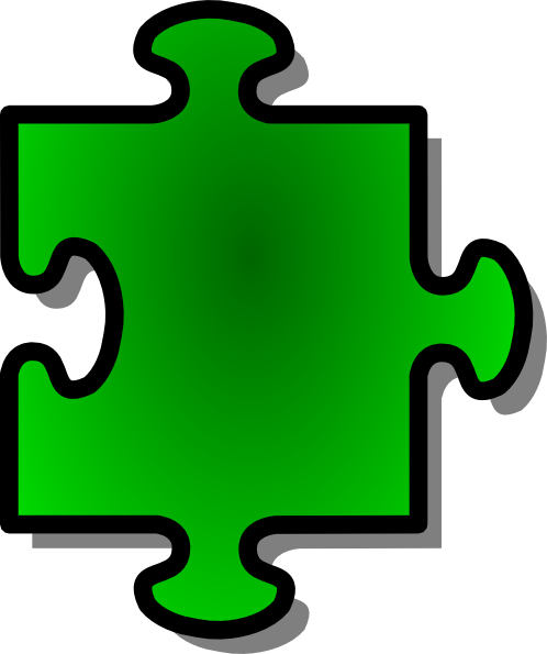 Puzzle pieces outline clipart 2