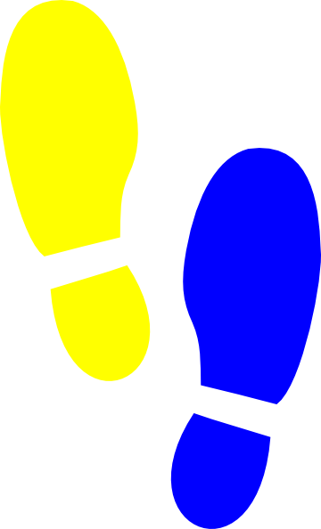 Running shoe print clipart free clipart images