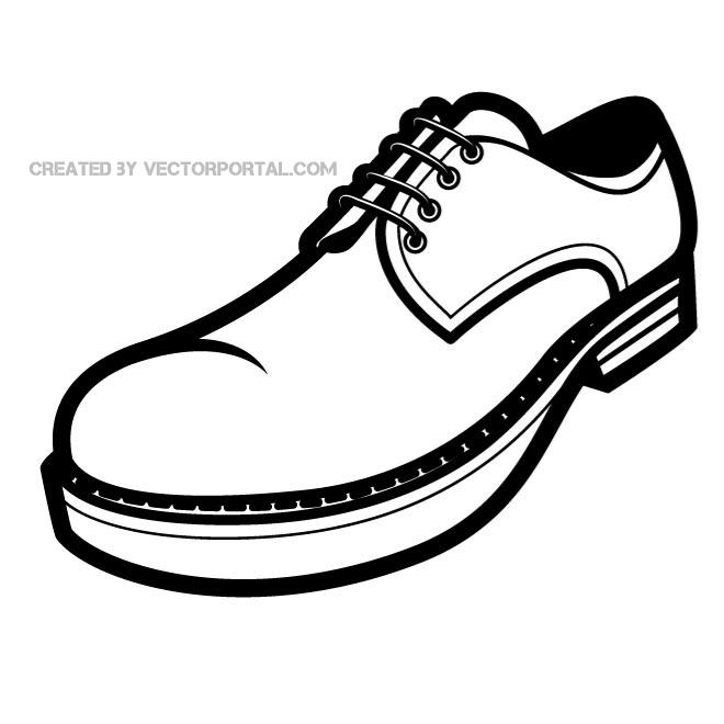 Shoe print clipart vectors download free vector art