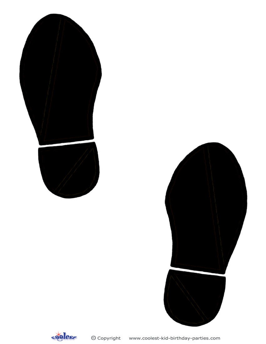 Shoe print gallery for clip art of santa footprints