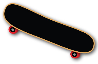 Skateboard clip art free clipart images