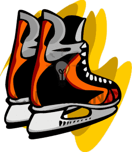 Skating gallery for hockey skate clip art free