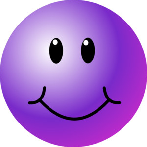 Smile face colour in clipart
