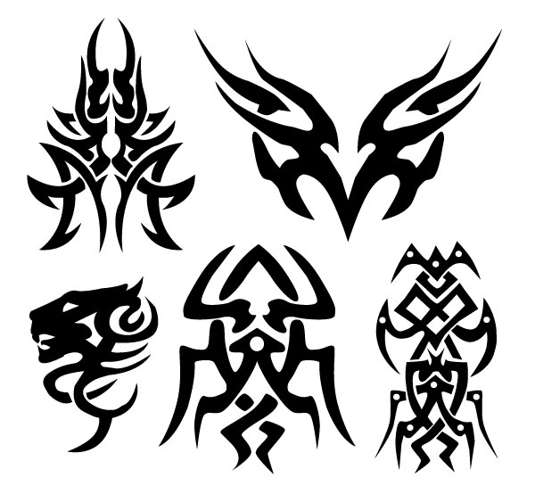 Tattoo free vectors tribal graphics  clipart