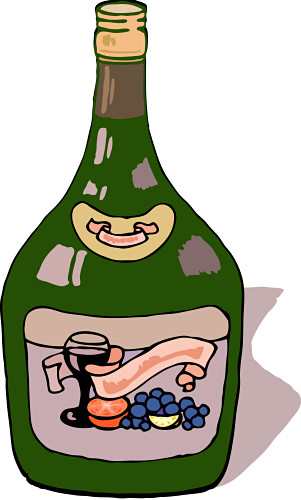 Wine bottle clipart clipart clipart clipart