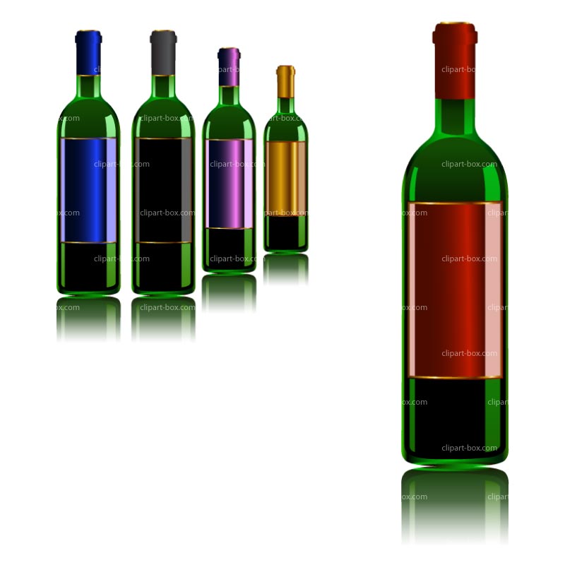 Wine bottle clipart free clipart images