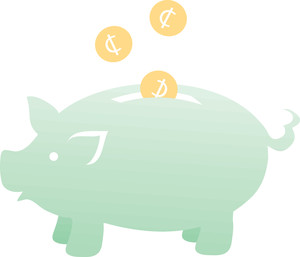 Piggy bank clip art 5