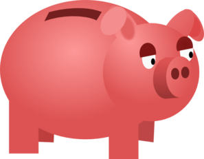 Piggy bank clip art at vector clip art