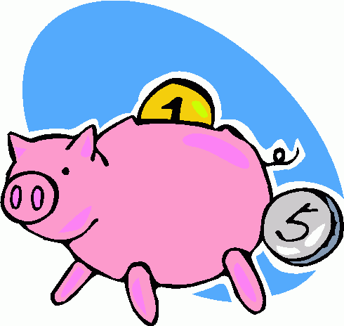 Piggy bank clipart free free clipart images