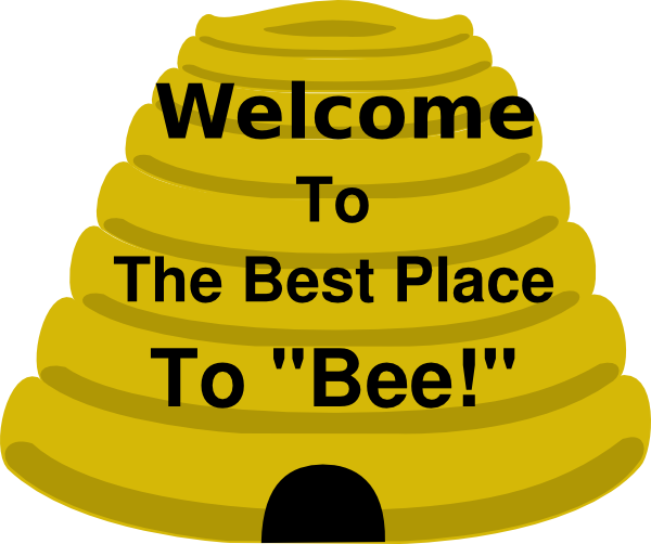 Beehive clipart 4