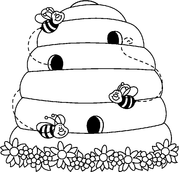 Beehive clipart bees clipart clipart