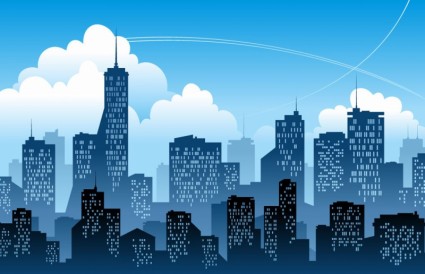 Cityscape new york skyline vector free free vector for free download about clip art