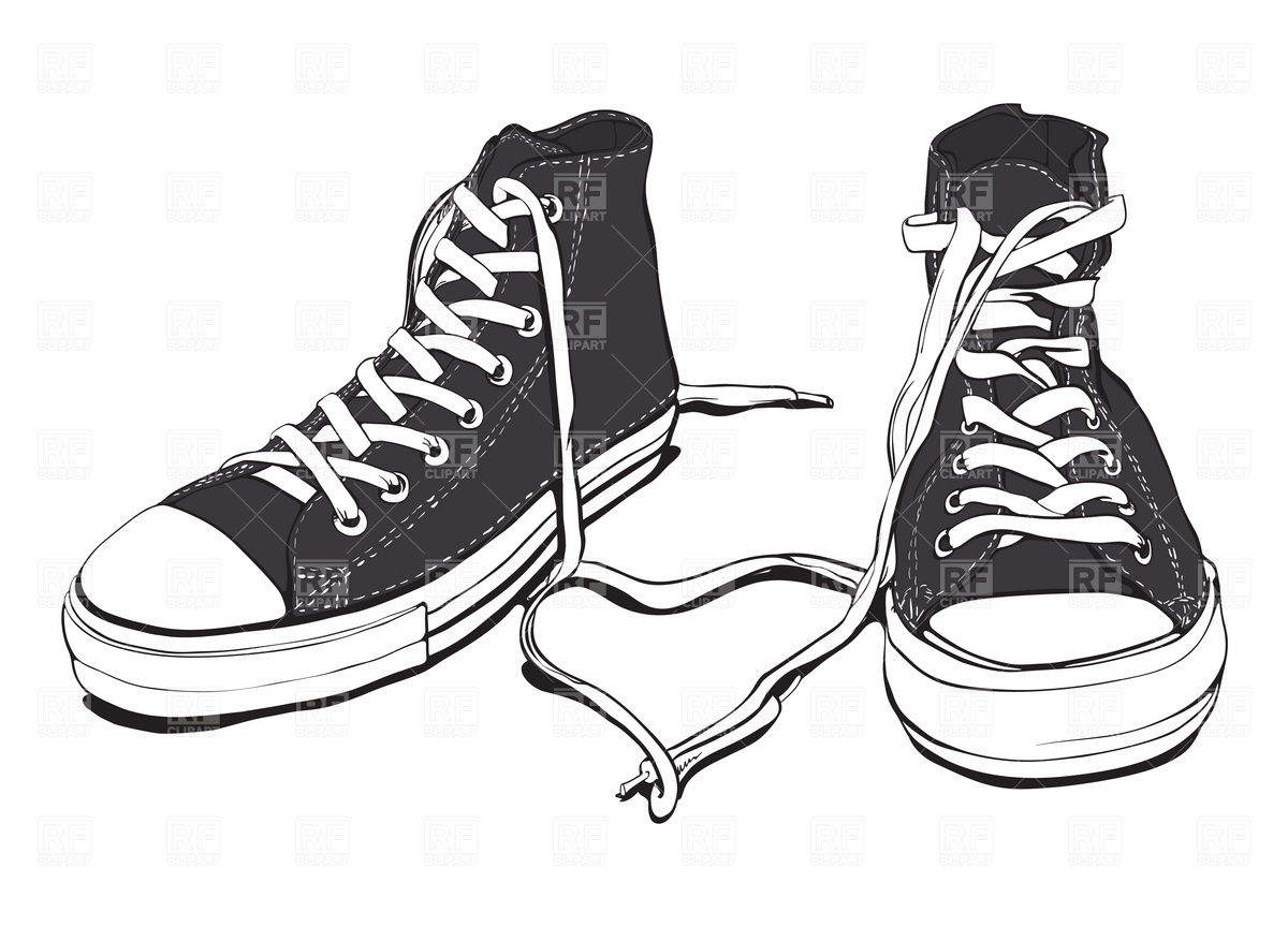 Gallery for sneaker pictures clip art