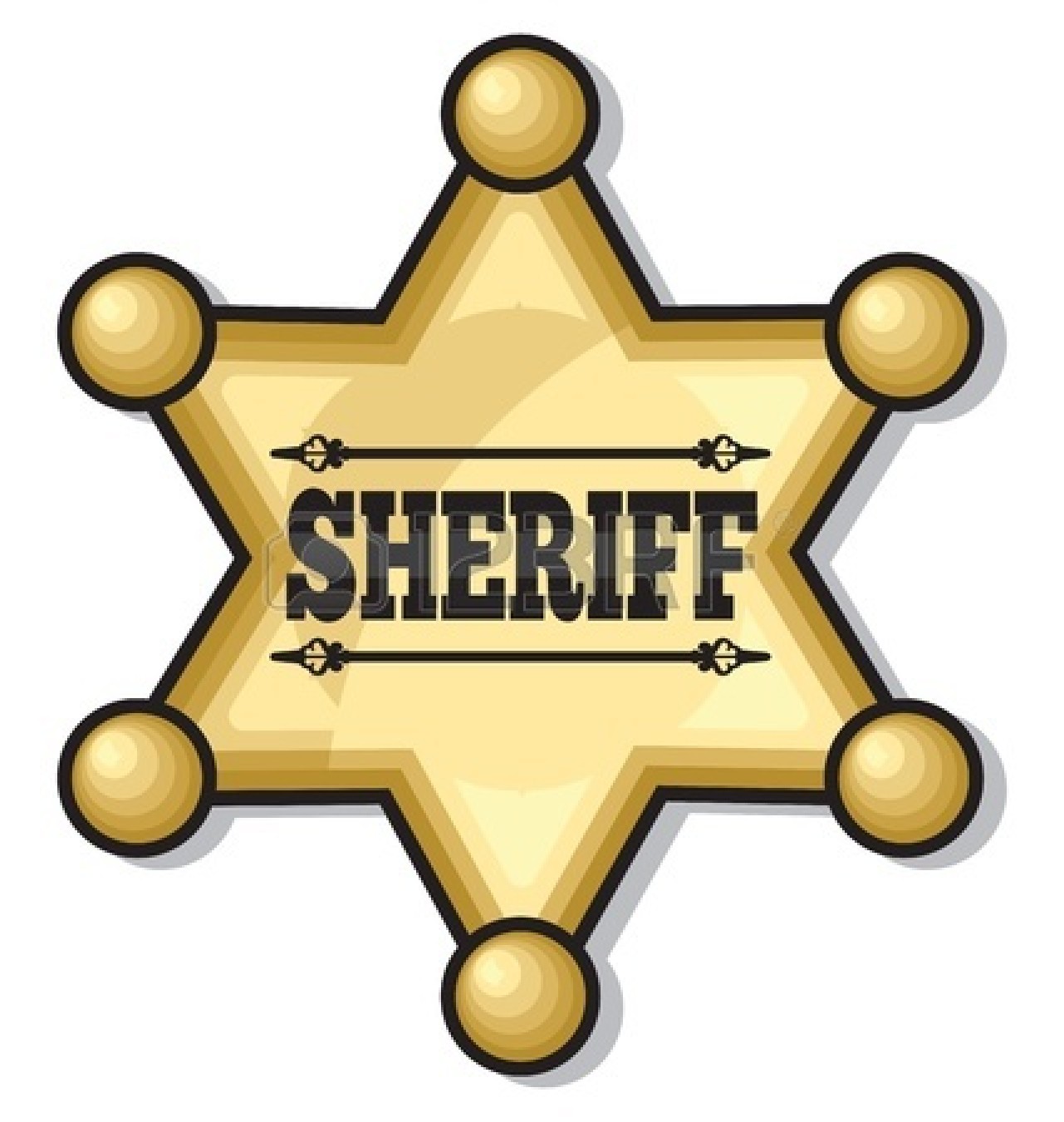 Gallery for western sheriff badge clip art