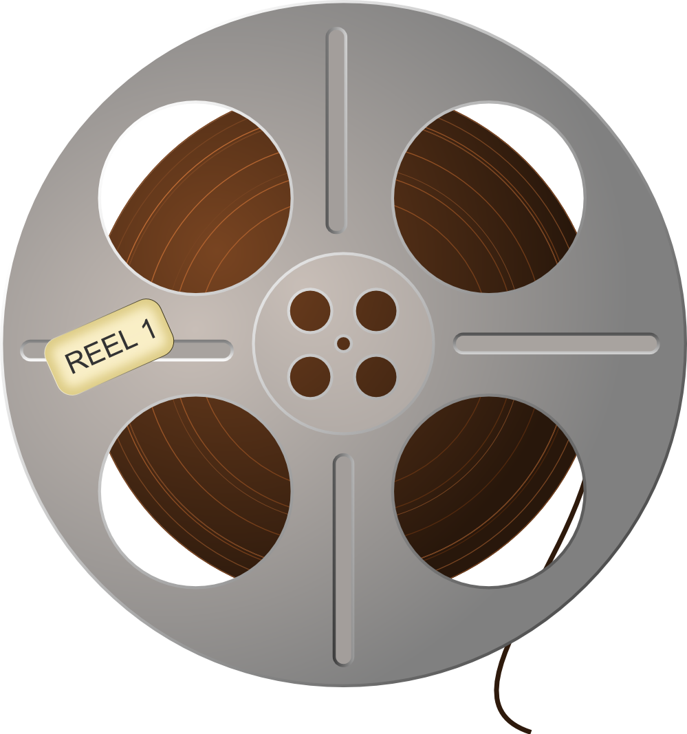 Movie reel film reel clipart